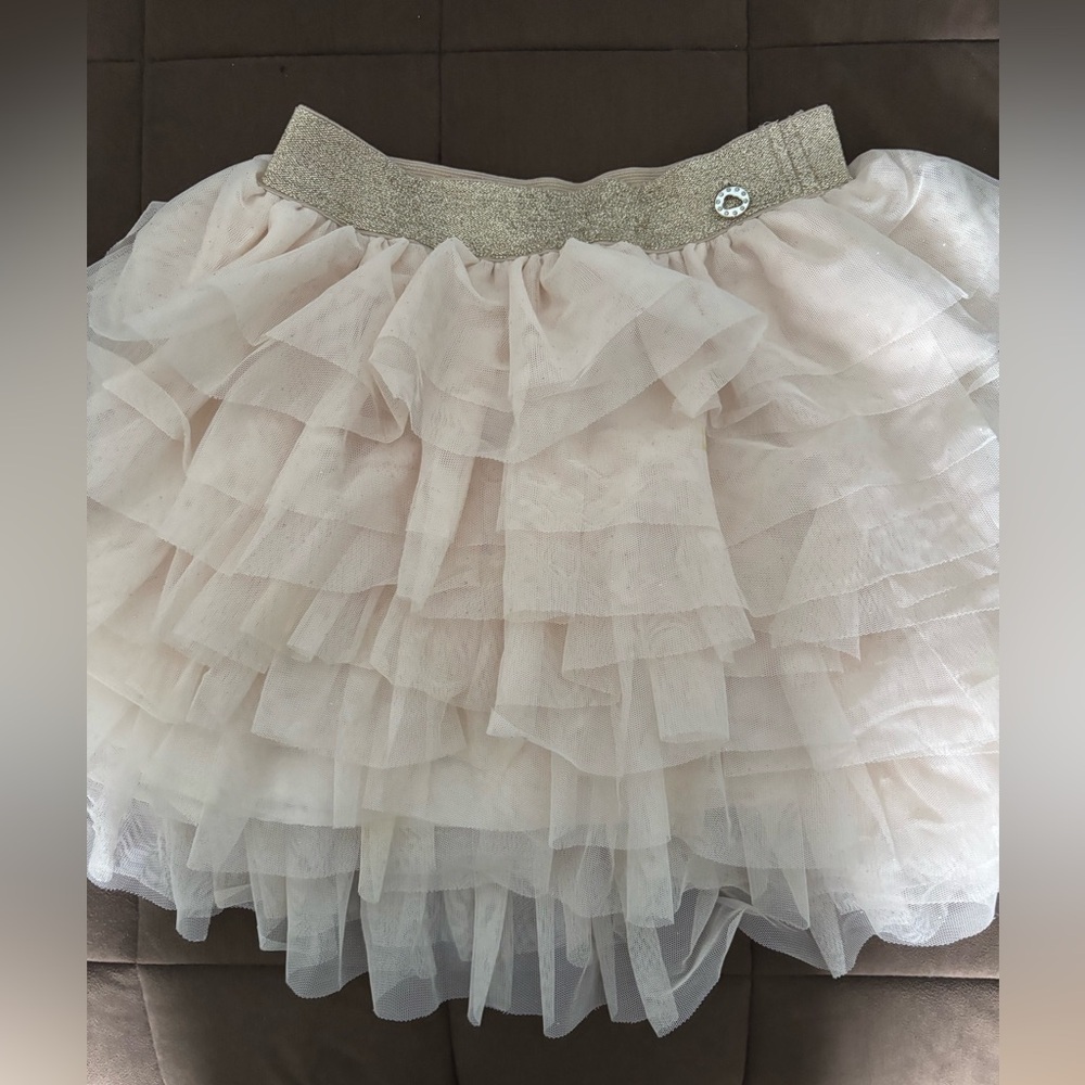 Othr Cream Layered Tulle Skirt